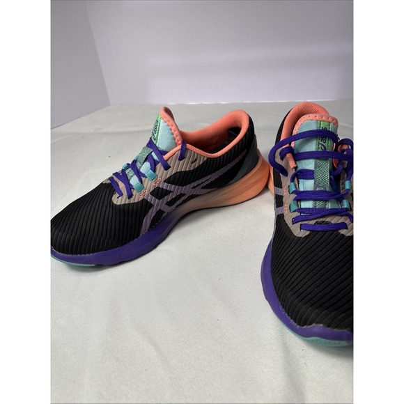 Asics Women's Size 7.5 Running Shoes 1012A985 Purple/ Teal/ Coral Sneakers EU 39 - Picture 2 of 15